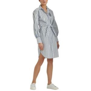 Ralph Lauren Striped Cotton Broadcloth Shirtdress 🤍💙🤍